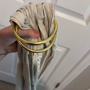 Oak linen Sakura boom ring sling